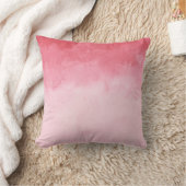 ドリーミーなラズベリグラデーションーガーリーピンクの水色 クッション (ブランケット)