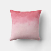 ドリーミーなラズベリグラデーションーガーリーピンクの水色 クッション (裏面)