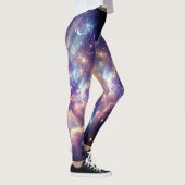 ドリーミーな宇宙の星雲の輝き レギンス (右)