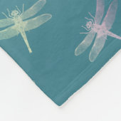 ドリーミーアクアレインボーグラデーショントンフライ フリースブランケット (角)