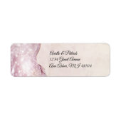 ドリーミーアクアレラ差出人住所ラベル ラベル (正面)