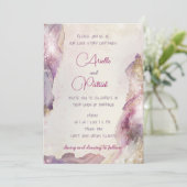 ドリーミーアクアレラ結婚式招待状 招待状 (スタンド正面)