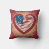 ドリーミーアメリカ国旗の装飾用クッション クッション (裏面)