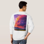 ドリーミーインスパイア自然Tシャツデザイン Tシャツ (裏面フル)