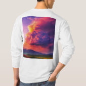 ドリーミーインスパイア自然Tシャツデザイン Tシャツ (裏面)