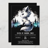 ドリーミーウィムシーウルフ誕生日 招待状 (正面/裏面)