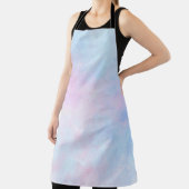 ドリーミーウォーターカラーピンクブルーターコイズ エプロン (インサイチュ)