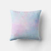 ドリーミーウォーターカラーピンクブルーターコイズ クッション (裏面)