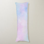 ドリーミーウォーターカラーピンクブルーターコイズ ボディピロー (正面縦)