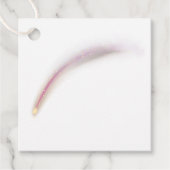 ドリーミーウォーターカラーベビー誕生メッセージカード フェイバータグ (正面)