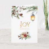 ドリーミーウッドランドエバーグリーンホリデーフォト シーズンカード (正面)