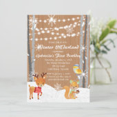 ドリーミーウッドランドフォレストワンダーランド誕生日 招待状 (スタンド正面)