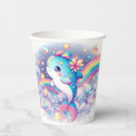 ドリーミーエレガントドルフィンベビーシャワー 紙コップ