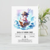 ドリーミーエレガントパイレーツ誕生日 招待状 (スタンド正面)