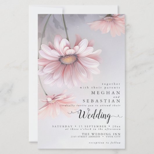 ドリーミーエレガント赤面ピンクデイジー (正面)