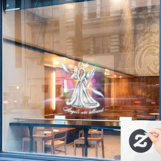 ドリーミーエンジェルスウィンドウデカール ウィンドウサイン (カフェ窓)