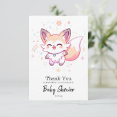 ドリーミーキツネベビーシャワー サンキューカード (スタンド正面)