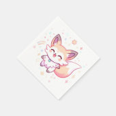 ドリーミーキツネベビーシャワー スタンダードカクテルナプキン (角)