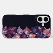 ドリーミーキャット昼寝 – 健康な子猫イラストレーション Case-Mate iPhoneケース (裏面 (横))