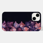 ドリーミーキャット昼寝 – 健康な子猫イラストレーション Case-Mate iPhoneケース (裏面 (横))