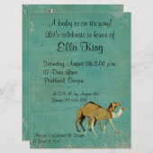 ドリーミーキャメルズベビー招待状 招待状 (正面/裏面)