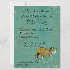 ドリーミーキャメルズベビー招待状 招待状