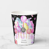 ドリーミーキャンディランド誕生日 紙コップ (正面)