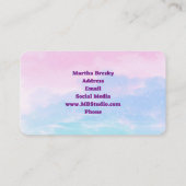 ドリーミークラウドスタジオビジネスカードラウンドコーナー 名刺 (裏面)