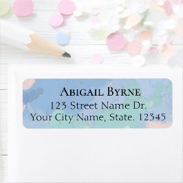 ドリーミークラウドナインパステルベビーシャワーリターン ラベル