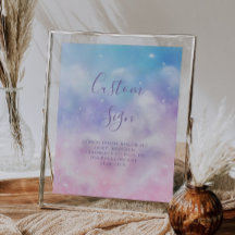 ドリーミークラウドブライダルシャワーカスタムサイン