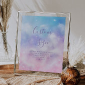 ドリーミークラウドブライダルシャワーカスタムサイン ポスター