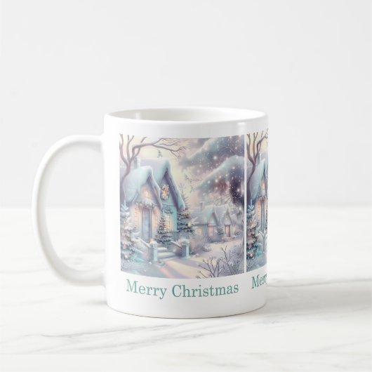 ドリーミークリスマスビレッジマグ コーヒーマグカップ (左)
