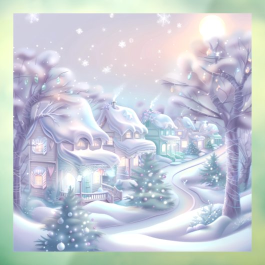 ドリーミークリスマスヴィレッジウィンドウニッキング ウィンドウサイン (シート3)