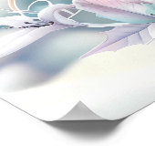 ドリーミークリスマス雪だるまポスター ポスター (角)