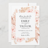 ドリーミークリーム自然結婚式招待状詳細 (正面/裏面)