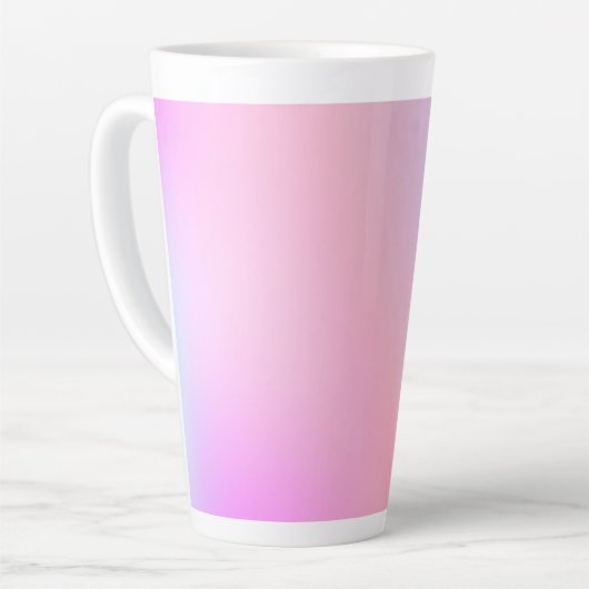 ドリーミーコットンキャンディペーストルグラデーション カフェラテマグ (左アングル)