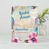 ドリーミーゴールデンボホムーンブライダルシャワー 招待状 (スタンド正面)