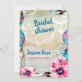 ドリーミーゴールデンボホムーンブライダルシャワー 招待状 (正面)