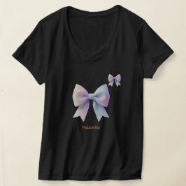 ドリーミーサテンパステルリボン Tシャツ