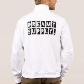 ドリーミーサプライスーパーフライポップ・アートのアートフリースジップジョガー Tシャツ (裏面)