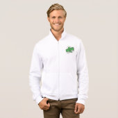 ドリーミーサプライスーパーフライポップ・アートのアートフリースジップジョガー Tシャツ (正面フル)