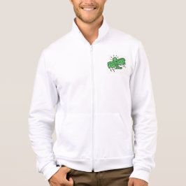 ドリーミーサプライスーパーフライポップ・アートのアートフリースジップジョガー Tシャツ