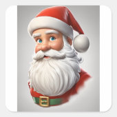 ドリーミーサンタクロースのステッカー スクエアシール (正面)