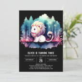 ドリーミースイートライオン誕生日 招待状 (スタンド正面)