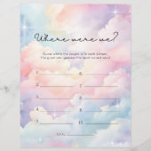 ドリーミースターズどこ我々ブライダルシャワーゲーム (正面)