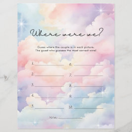 ドリーミースターズどこ我々ブライダルシャワーゲーム