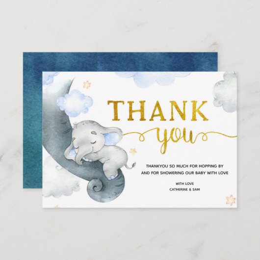 ドリーミースターズエレファントボーイサンキューカード サンキューカード (正面/裏面)