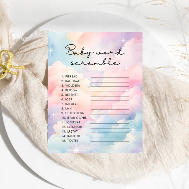 ドリーミースターズベビーワードスクランブルゲーム (クリエイターアップロード済み)