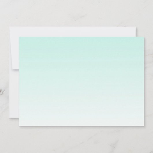 ドリーミースターズミントベビー男女兼用シャワーカード 招待状 (裏面)