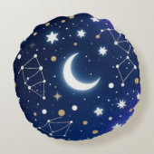 ドリーミースターリーナイトスカイ装飾用クッション – シテリアC ラウンドクッション (裏面)